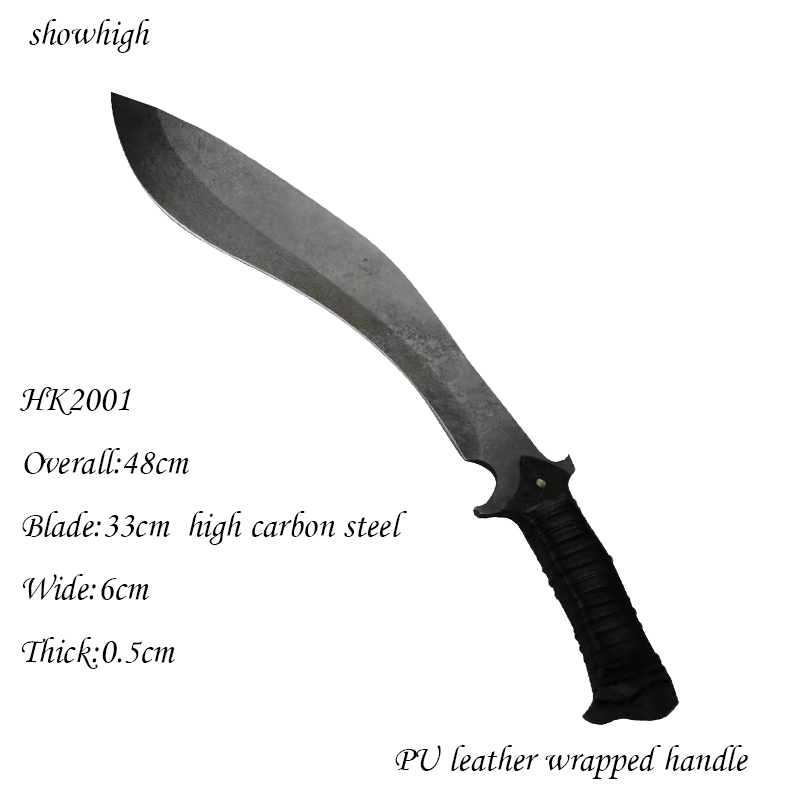 handmade high carbon steel zombie tool hacking knife HK2001