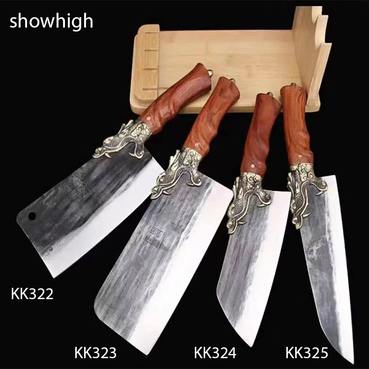 high carbon steel kitchen knife kk322-325