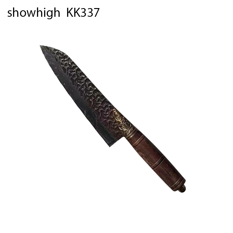 high quality 5cr15 stainless steel santoku knife KK337