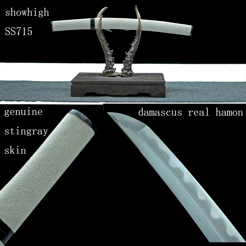 Handmade tanto  Swords with genuine stingy saya ss715