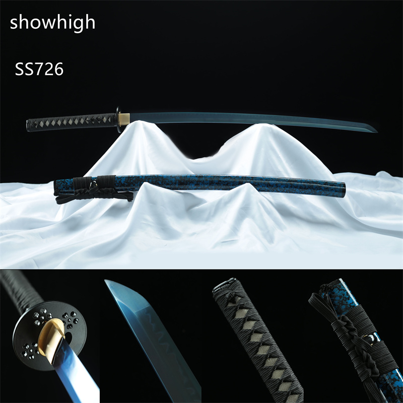 handmade high carbon steel functional katana sword SS726